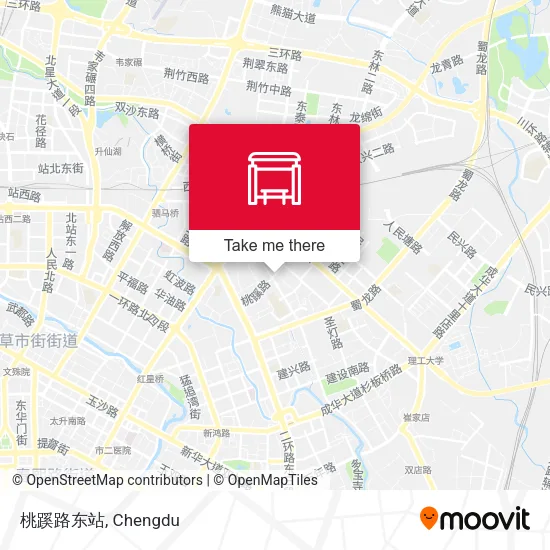 桃蹊路东站 map