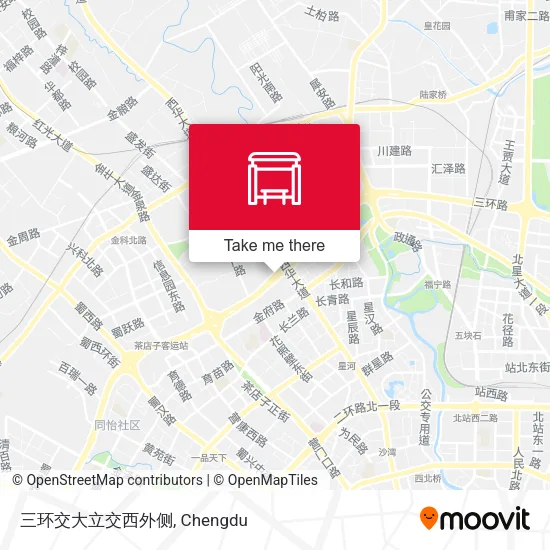 三环交大立交西外侧 map