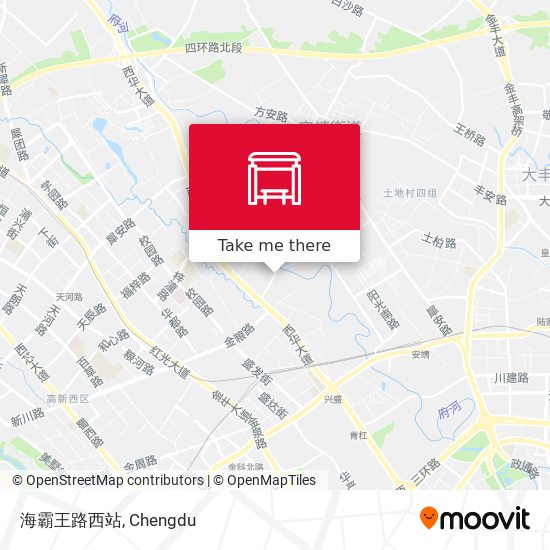 海霸王路西站 map