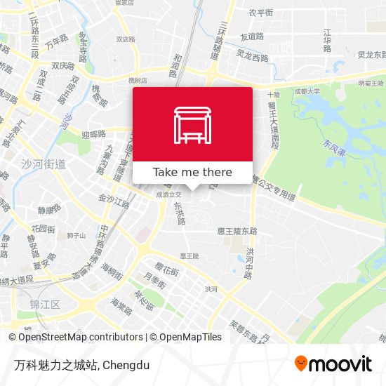 万科魅力之城站 map