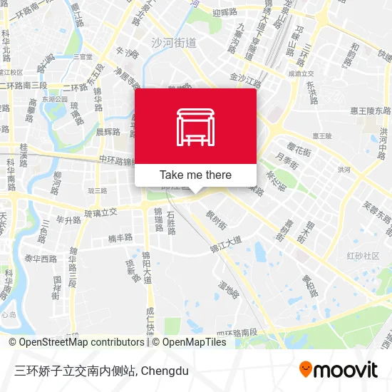 三环娇子立交南内侧站 map