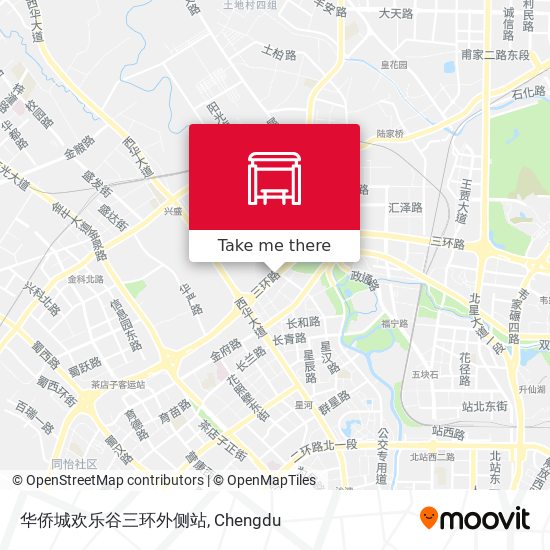 华侨城欢乐谷三环外侧站 map