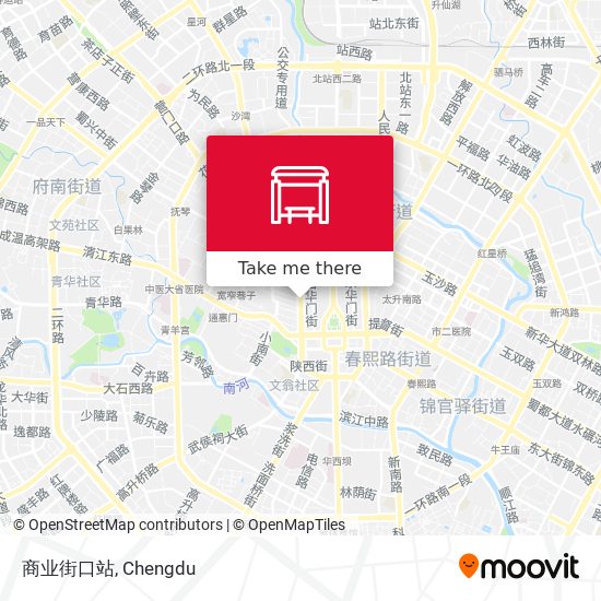 商业街口站 map