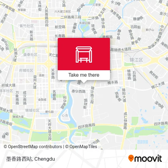 墨香路西站 map