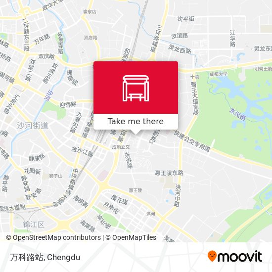 万科路站 map