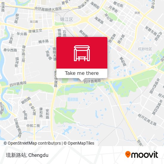 琉新路站 map
