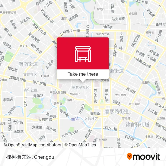 槐树街东站 map