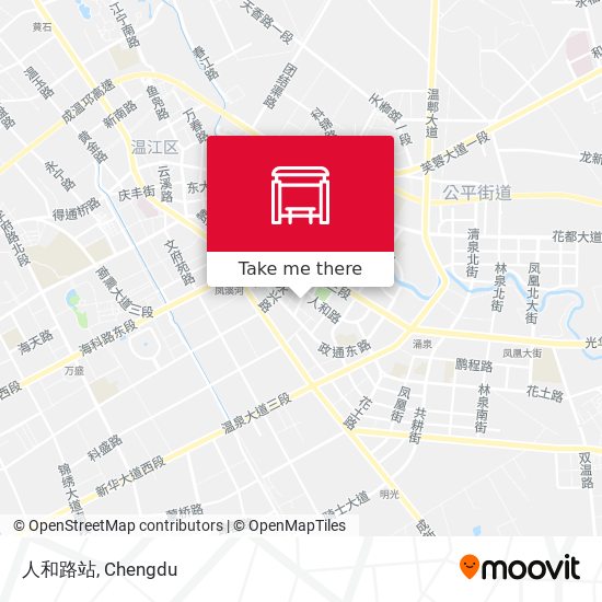 人和路站 map