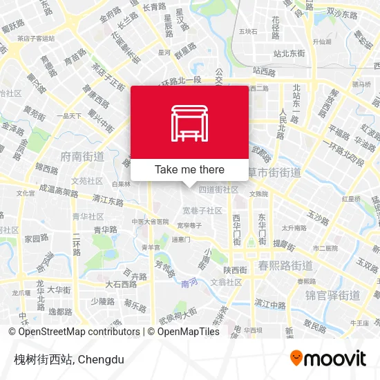 槐树街西站 map