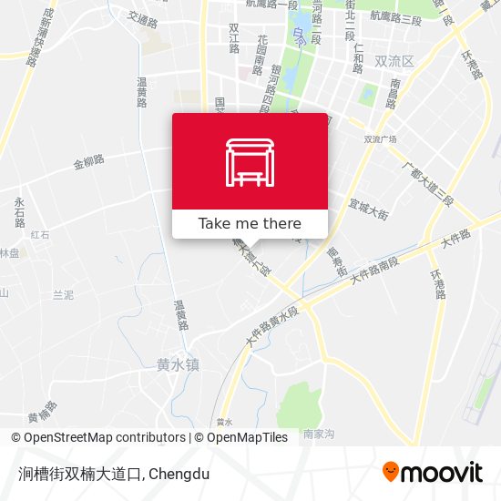 涧槽街双楠大道口 map