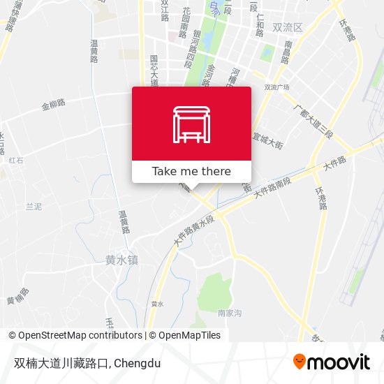 双楠大道川藏路口 map