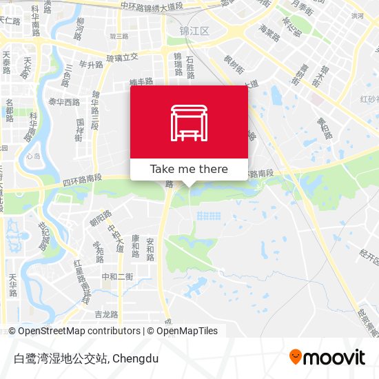 白鹭湾湿地公交站 map