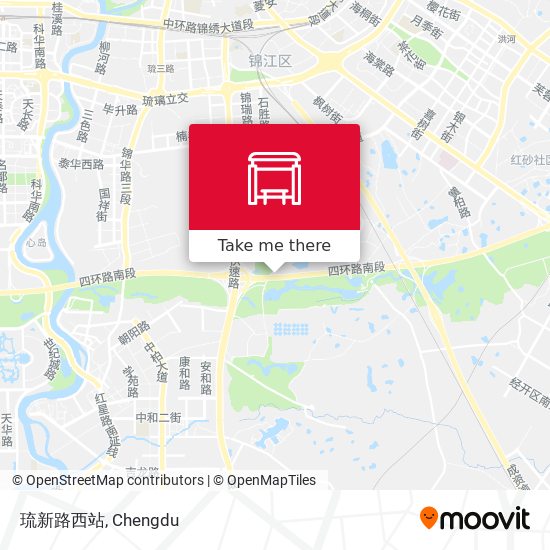 琉新路西站 map