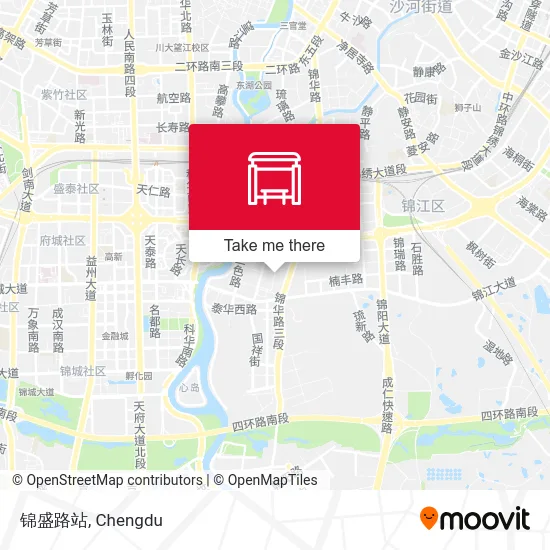 锦盛路站 map