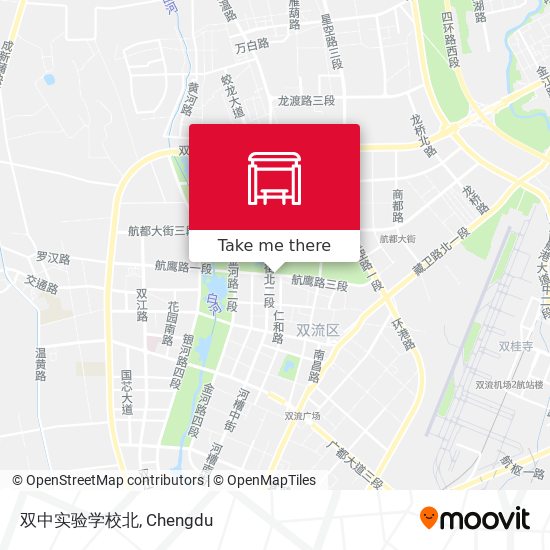 双中实验学校北 map