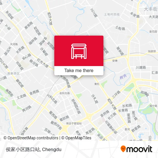 侯家小区路口站 map