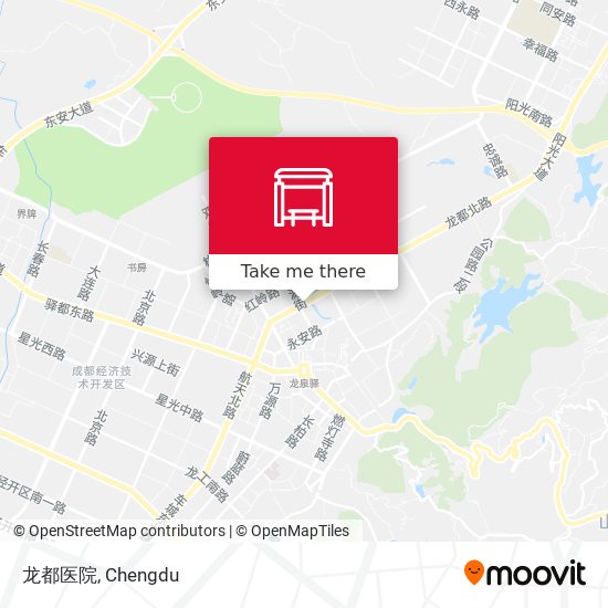 龙都医院 map