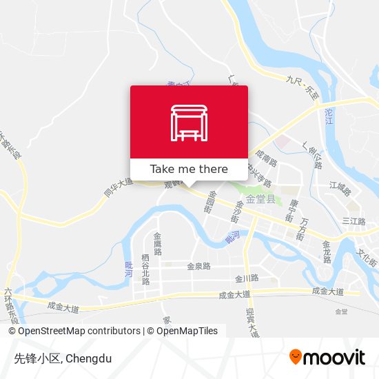 先锋小区 map
