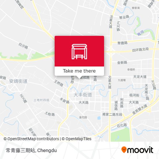 常青藤三期站 map