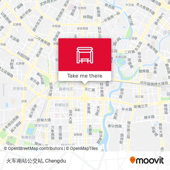 火车南站公交站 map
