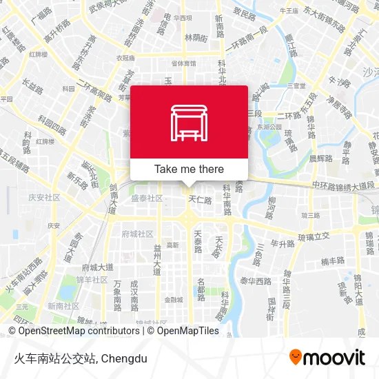 火车南站公交站 map