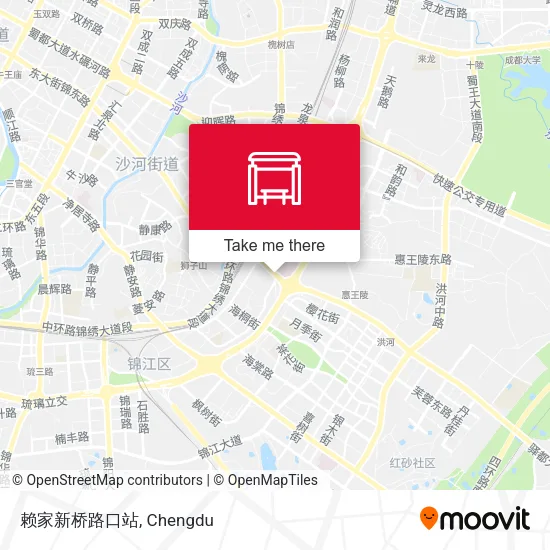 赖家新桥路口站 map