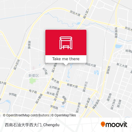 西南石油大学西大门 map