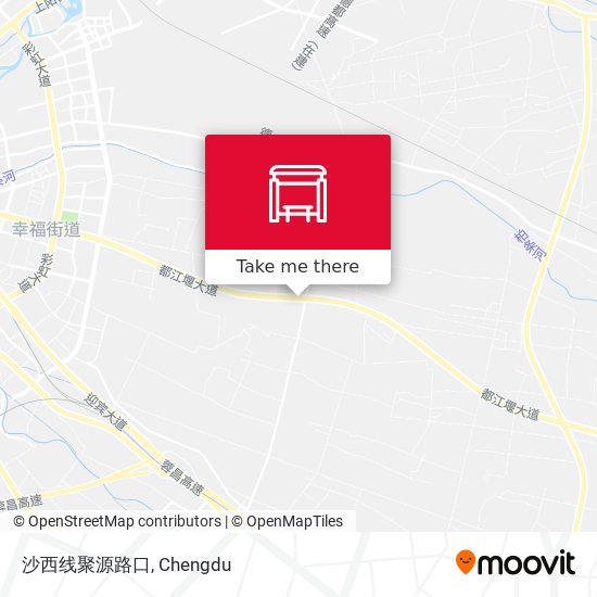 沙西线聚源路口 map