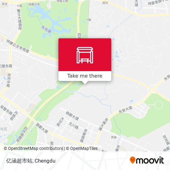 亿涵超市站 map