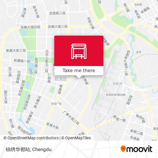 锦绣华都站 map
