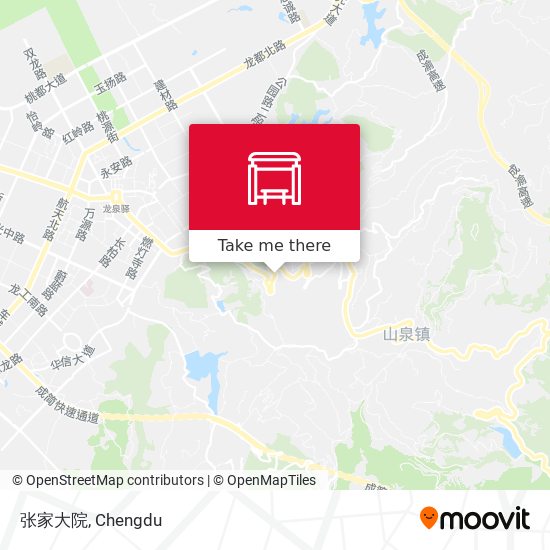 张家大院 map