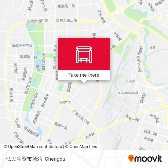 弘民生资市场站 map