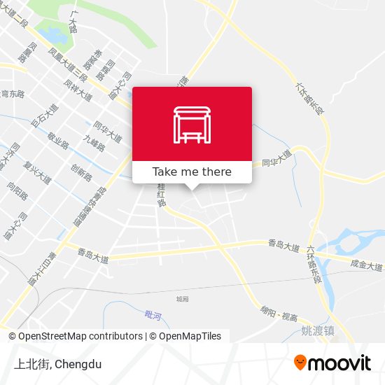 上北街 map