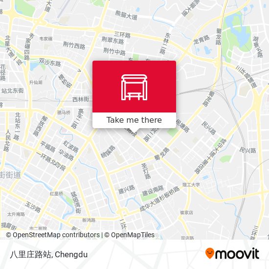 八里庄路站 map