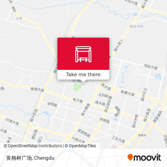 黄桷树广场 map