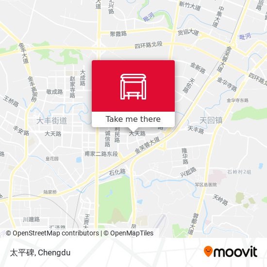 太平碑 map