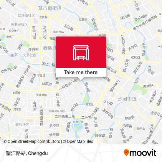 望江路站 map