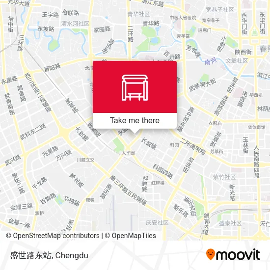 盛世路东站 map