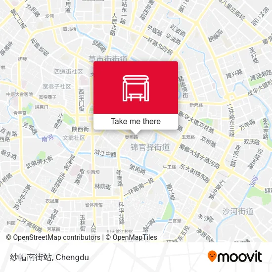 纱帽南街站 map