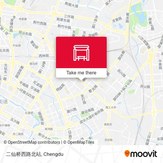 二仙桥西路北站 map