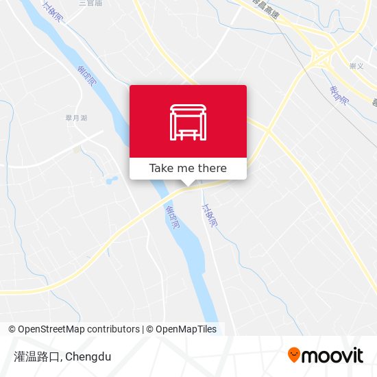 灌温路口 map