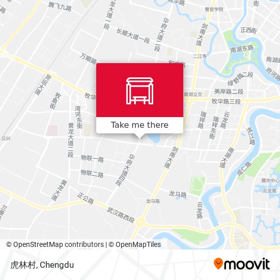 虎林村 map