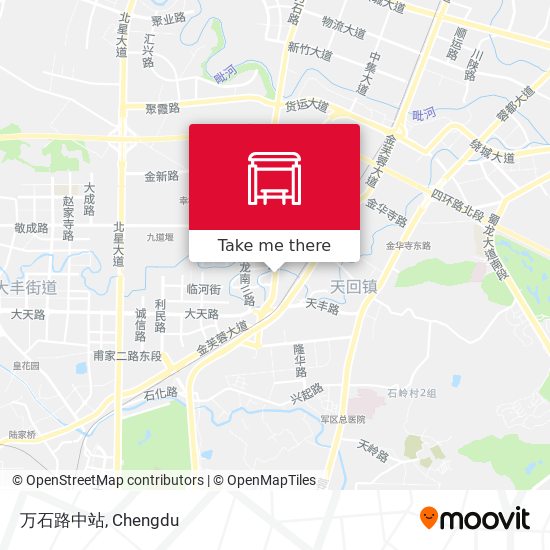 万石路中站 map