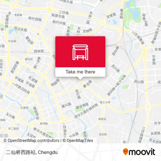 二仙桥西路站 map