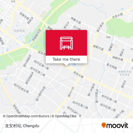 龙安村站 map