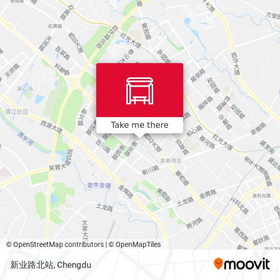 新业路北站 map