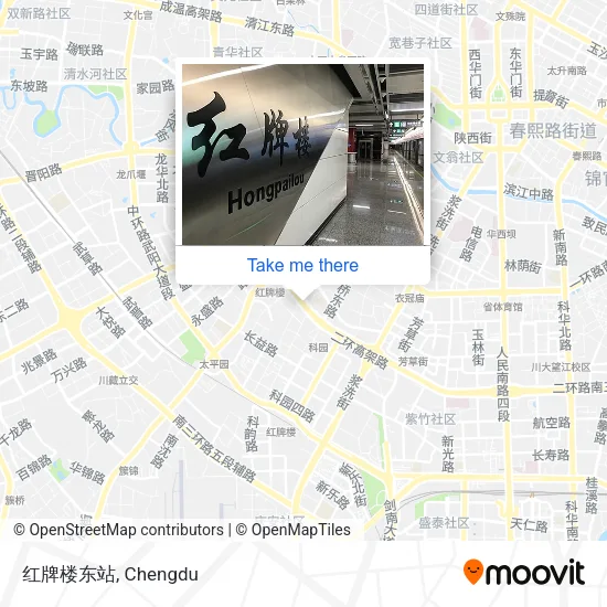 红牌楼东站 map