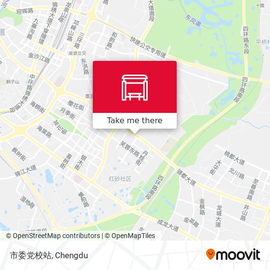 市委党校站 map