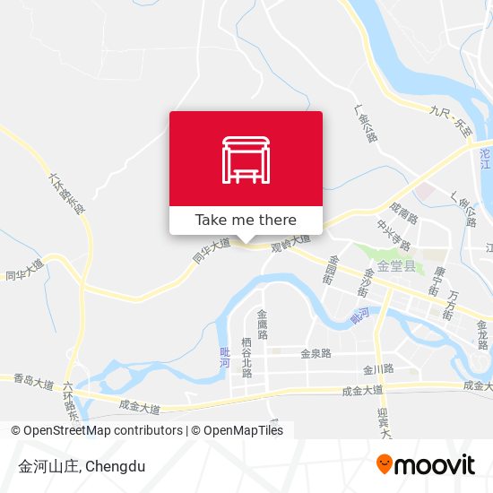 金河山庄 map