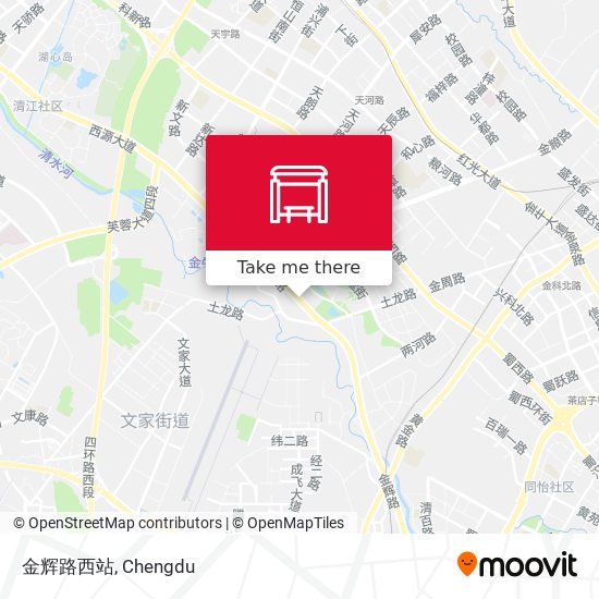 金辉路西站 map